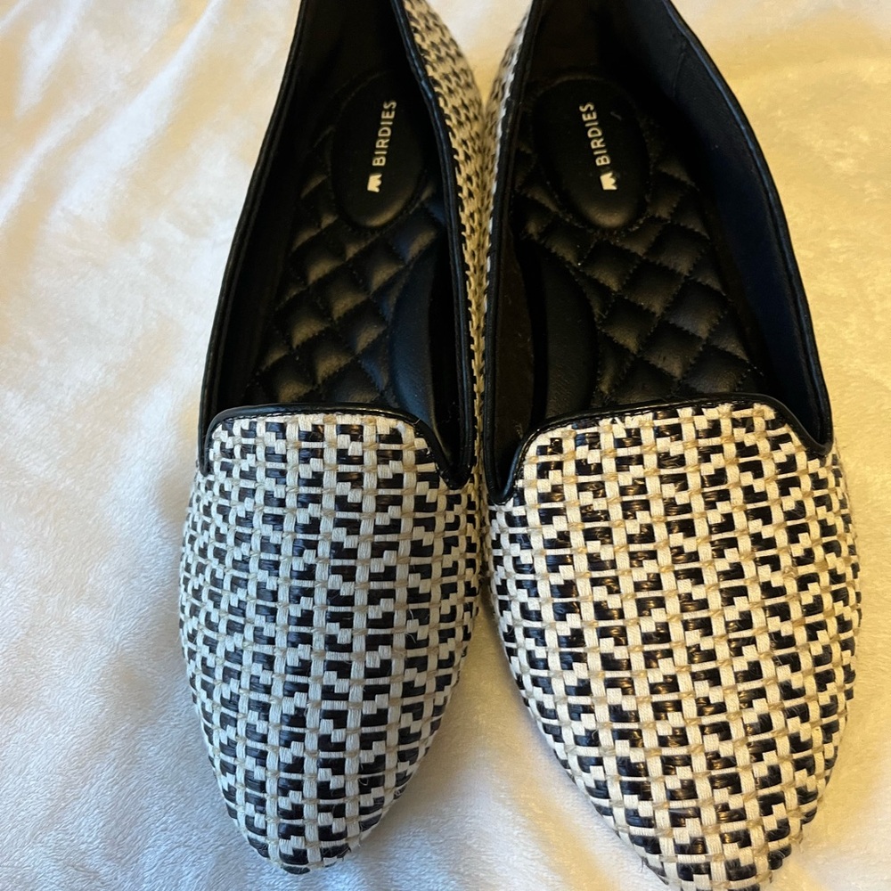 Birdies raffia flats